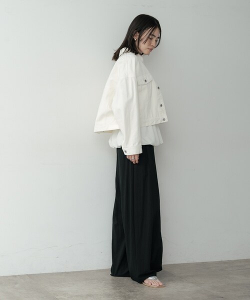 INDIVI GALLEST デニムジャケット gジャン ボックスデニムジャケット