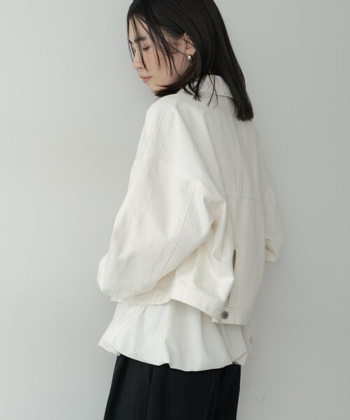 INDIVI GALLEST デニムジャケット gジャン ボックスデニムジャケット