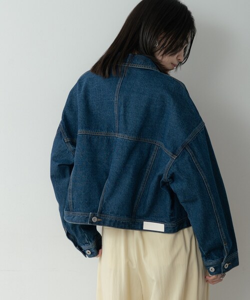 INDIVI GALLEST デニムジャケット gジャン ボックスデニムジャケット