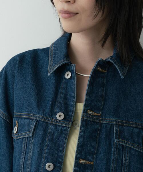INDIVI GALLEST デニムジャケット gジャン ボックスデニムジャケット