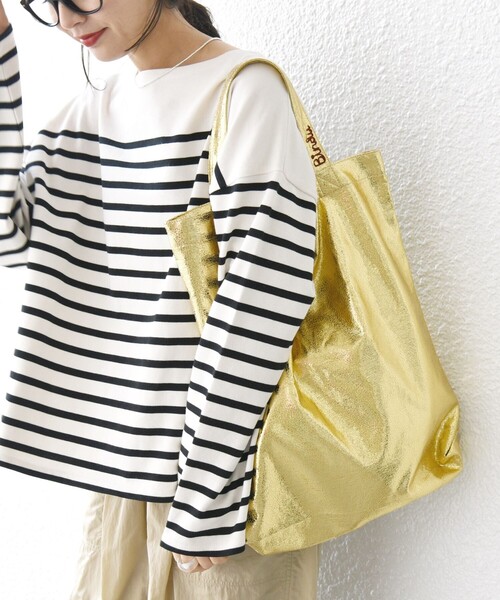 「BINDU」 トートバッグ ONE SIZE シルバー レディース_画像5