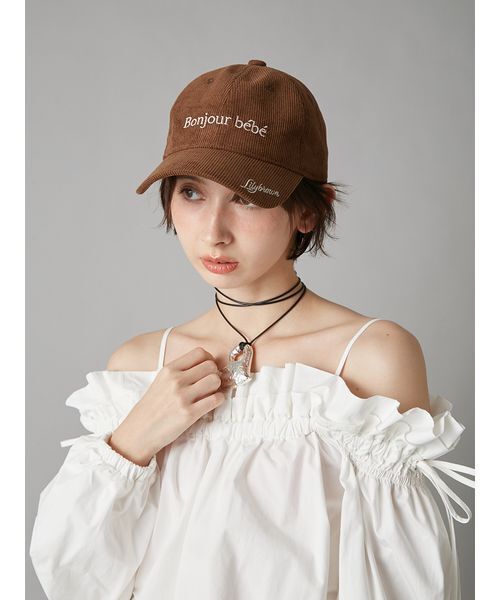 LILY BROWN（リリーブラウン） キャップ 帽子 Bonjour Bebeキャップ