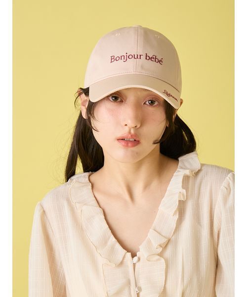 帽子　リリーブラウン　ほぼ未使用 LILY BROWN（リリーブラウン） キャップ 帽子 Bonjour Bebeキャップ