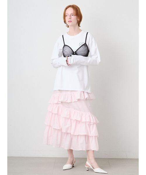 SORIN（ソリン） ロング スカート Random Ruffled Skirt/ランダム