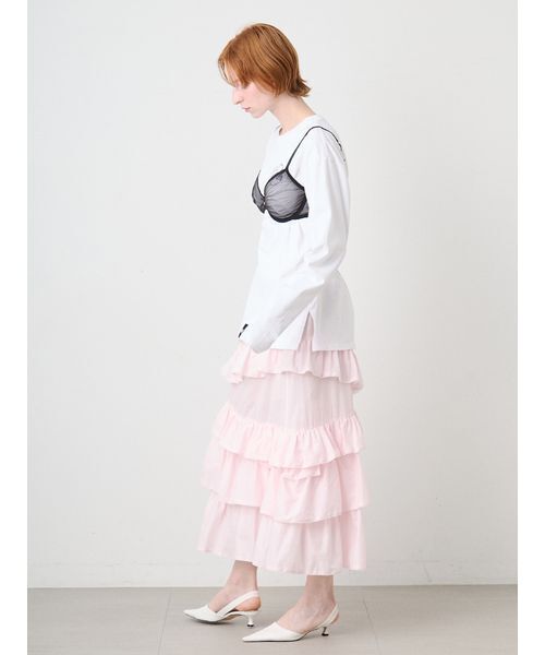 SORIN（ソリン） ロング スカート Random Ruffled Skirt/ランダム