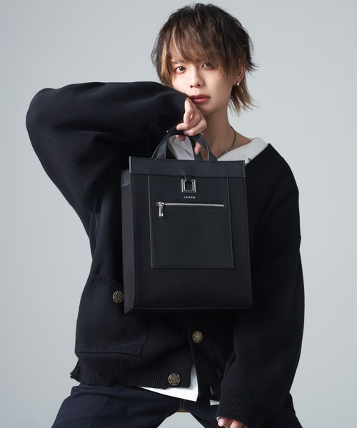 「ADRER」 2WAYバッグ FREE ベージュ メンズ_画像5