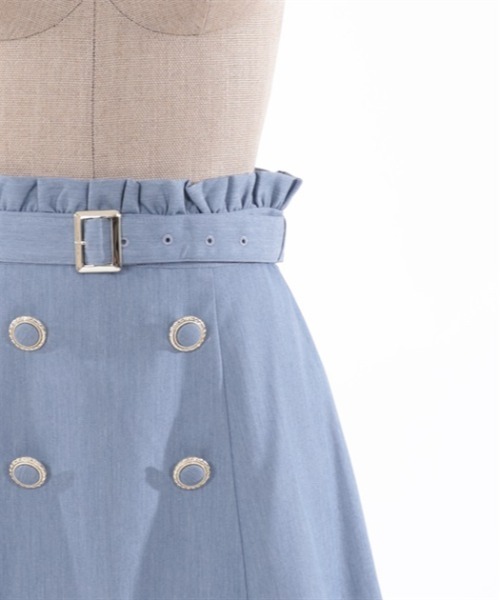 「axes femme POETIQUE」 スカート MEDIUM ブルー レディース_画像9