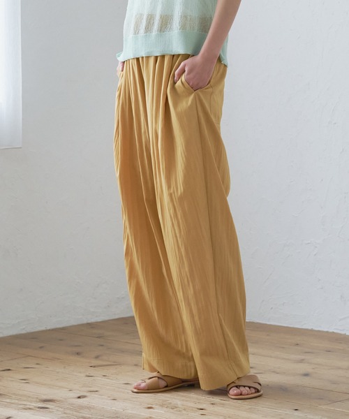 「Audrey and John Wad」 イージーパンツ S ベージュ レディース_画像3