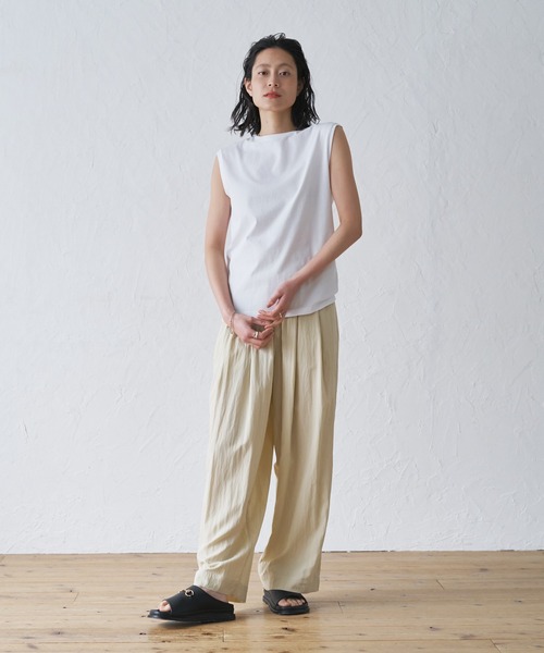「Audrey and John Wad」 イージーパンツ S ベージュ レディース_画像5