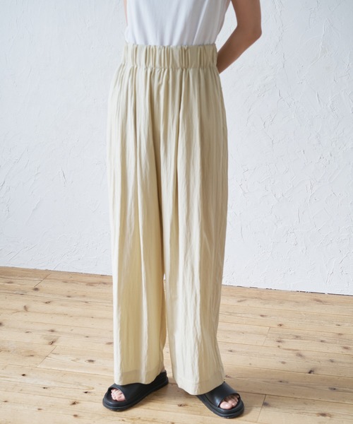 「Audrey and John Wad」 イージーパンツ S ベージュ レディース_画像6