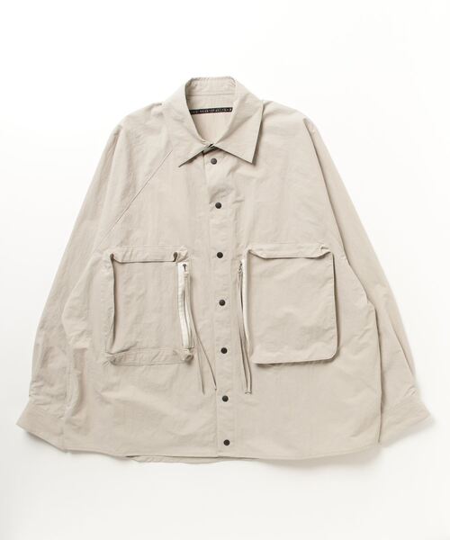 「my beautiful landlet」 長袖シャツ 1 ライトグレー メンズ_画像3