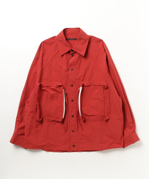 「my beautiful landlet」 長袖シャツ 1 ライトグレー メンズ_画像5