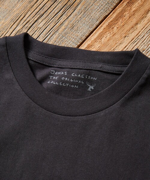 「Jonas Claesson」 半袖Tシャツ LARGE ホワイト メンズ_画像3