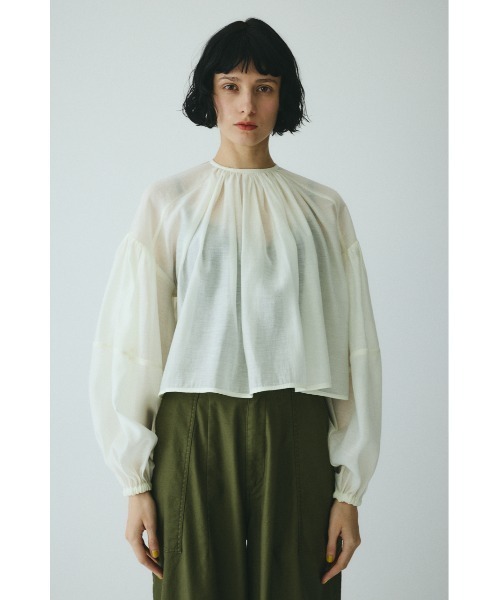 Knuth Marf volume blouseボリュームスリーブブラウス完売 HeRIN.CYE ブラウス シャツ Volume sleeve blouse ボリュームスリーブ