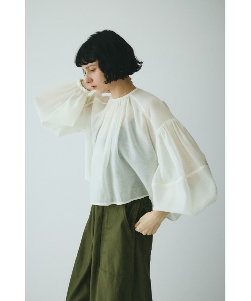 HeRIN.CYE ブラウス シャツ Volume sleeve blouse ボリュームスリーブ