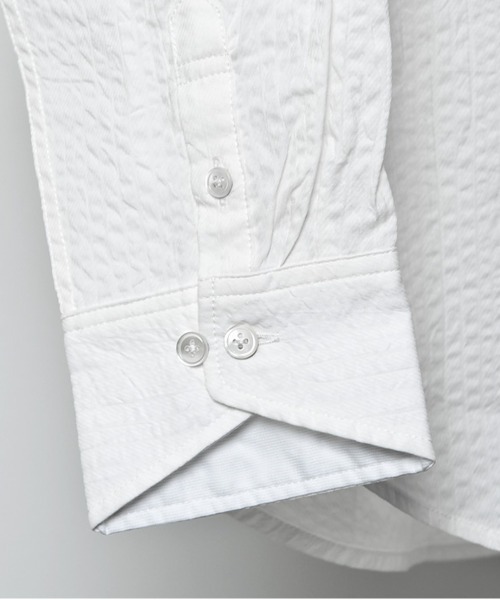 「BUFFALO BOBS」 長袖シャツ 1-2 ネイビー メンズ_画像5