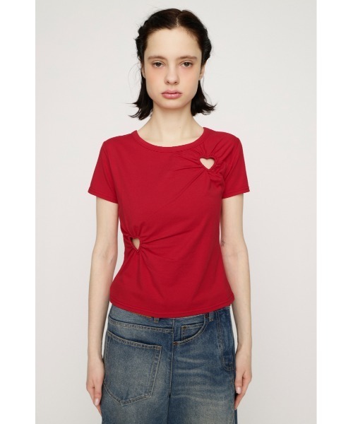 SLY（スライ） tシャツ HEART HOLE 2P TOPS ハートホールツーピー