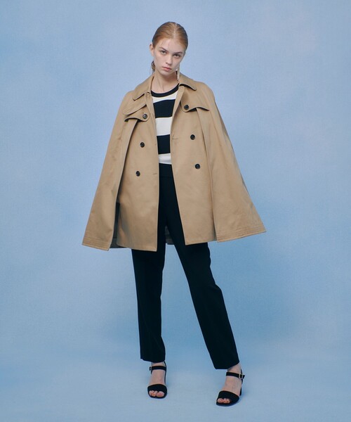 トレンチコート コート 「LOULOU WILLOUGHBY」トレンチケープコート レディースの画像