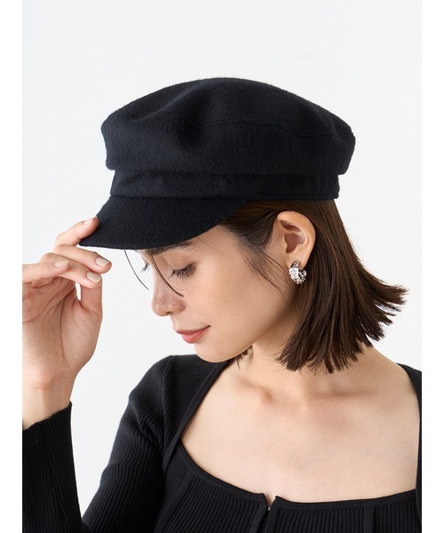 「SNIDEL」 キャスケット ONE SIZE ホワイト レディース_画像6