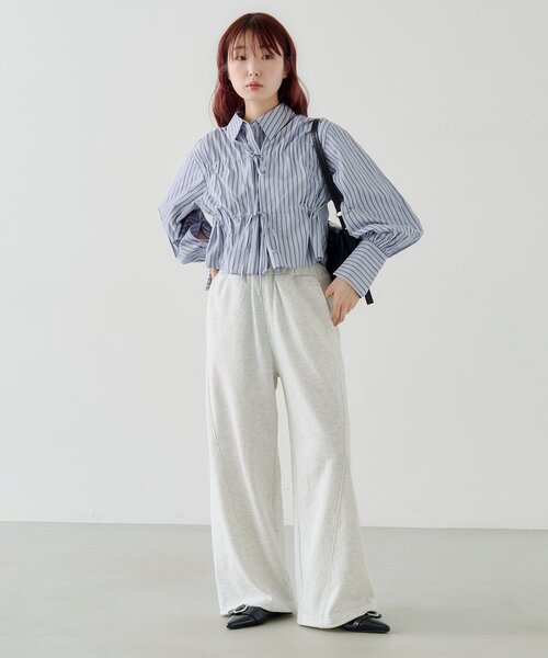 はなちゃん 新品未使用 MaxMara ストライプ ブラウス シャツ MAX MARAのブラウスです - メルカリ