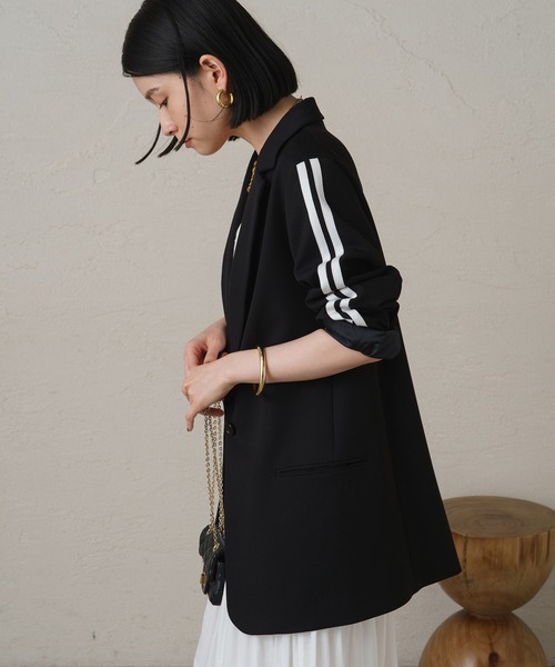 「LOUNGEDRESS」 テーラードジャケット FREE ネイビー レディースの画像