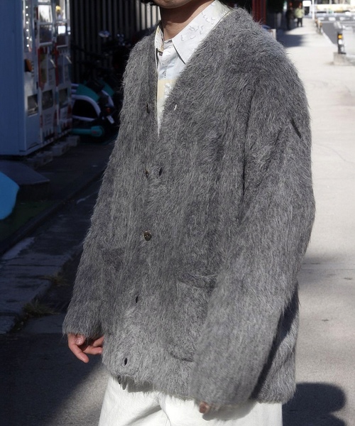 「THE INOUE BROTHERS」 長袖ニット LARGE ベージュ メンズ_画像9