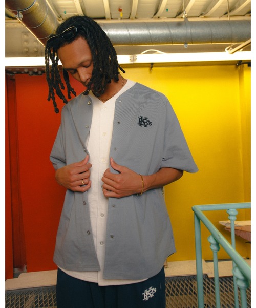 KEBOZ（ケボズ） シャツ EFG TENJIKU BASEBALL JERSEY メンズ