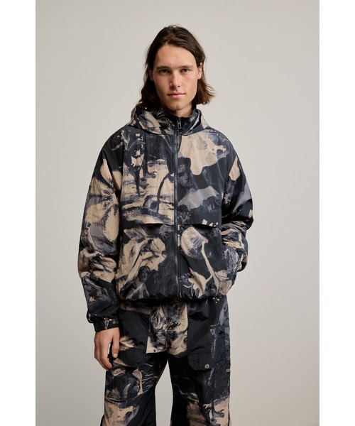 Desigual（デシグアル） コート ジャケット カモフラージュ ウィンド