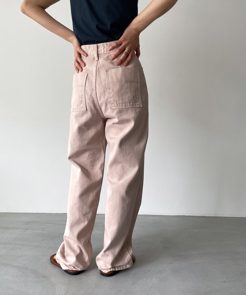 「CANAL JEAN」 パンツ SMALL ベビーピンク レディース