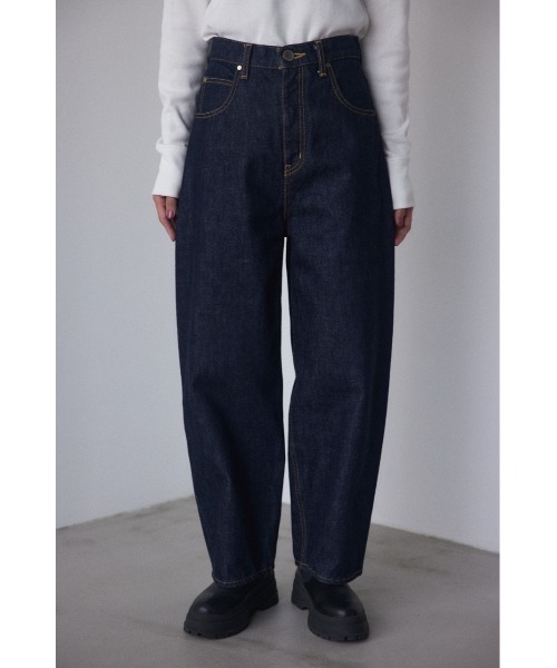 「BLACK BY MOUSSY」 デニムパンツ 26inch ネイビー レディースの画像