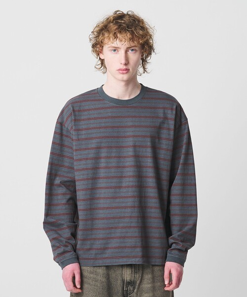 yurei 3色クルーネック 1300円off BEAUTY＆YOUTH UNITED ARROWS tシャツ オルタネイトボーダー