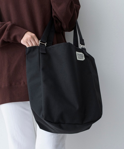 「FREDRIK PACKERS」 2WAYバッグ FREE ブラック レディース_画像6