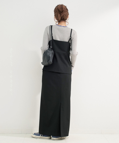 「B.C STOCK」 「Simplicite」セットアップ FREE グレー レディース_画像4
