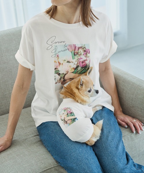 犬服　Ribon★(◕ᴗ◕✿)♪̆̈様　ご確認用 ROPE' PICNIC（ロペ ピクニック） 犬 服 「DOG」RENU photo Tee/UV
