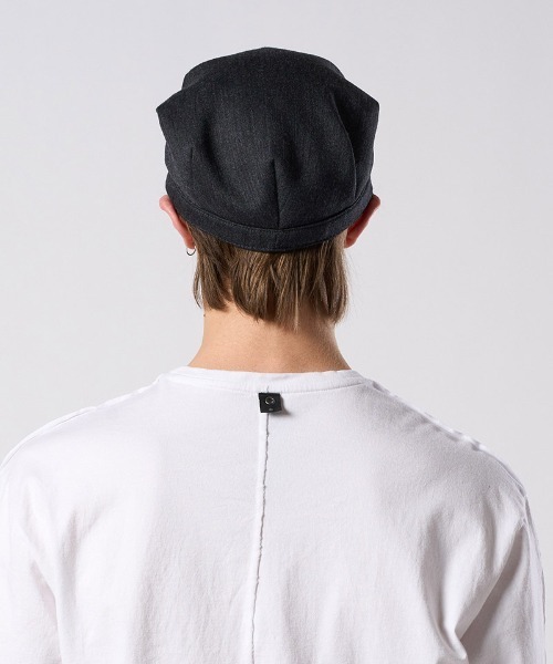 wjk キャップ 帽子 mko13611- venetian stripe engineer cap