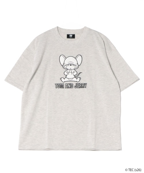 tシャツ 「公式」トムとジェリー ワッペン＆PUアップリケTシャツ