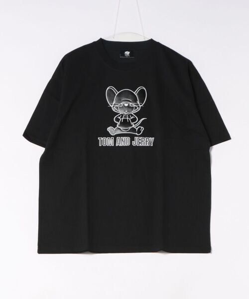 tシャツ 「公式」トムとジェリー ワッペン＆PUアップリケTシャツ