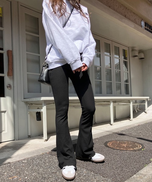 「meJane」 ブーツカットパンツ L ブラック レディース_画像3