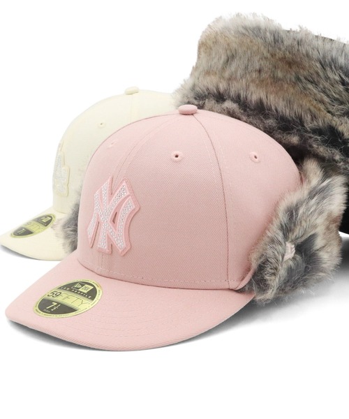 NEW ERA（ニューエラ） キャップ 7 1/8 ピンク メンズ : ZOZOTOWN