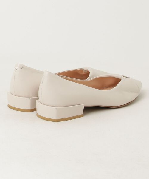 「Mode et Jacomo」 フラットパンプス 24cm ベージュ レディース_画像2