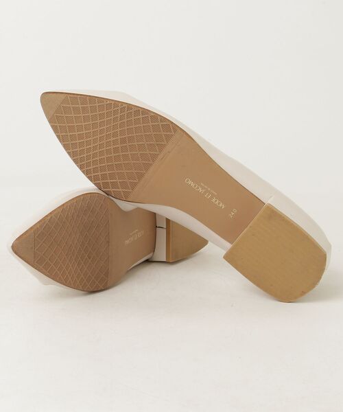 「Mode et Jacomo」 フラットパンプス 24cm ベージュ レディース_画像3