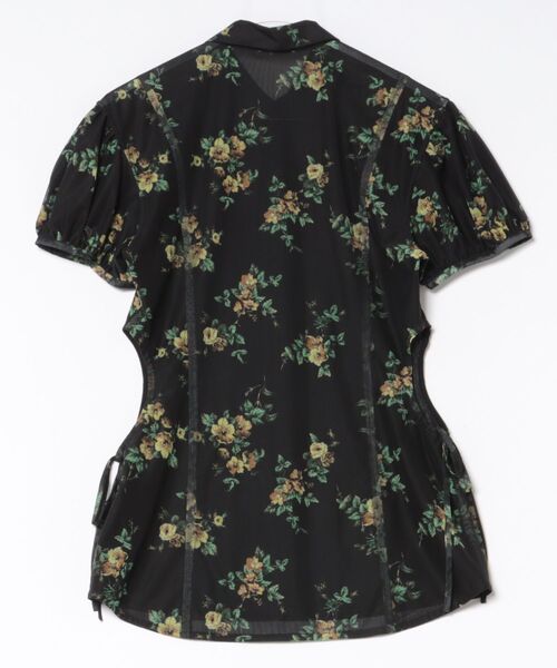 CLANE（クラネ） ブラウス シャツ CLANE FLOWER SIDE HOLE SHIRTS