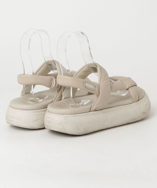 「PUMA」 フラットサンダル 25cm ベージュ レディース_画像2