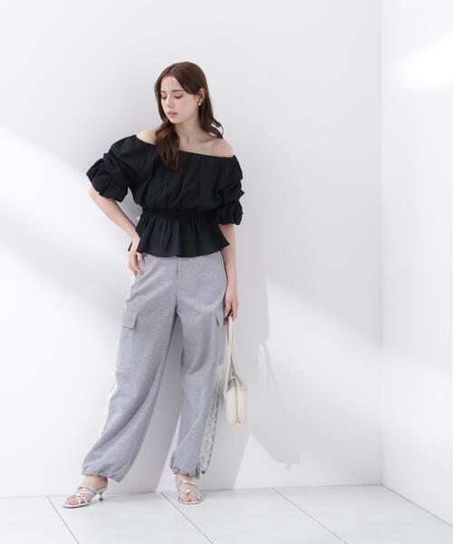 ブラウス シャツ 「ａ」２ＷＡＹオフショルフィッシュテールブラウス / 1216219600 レディースの画像