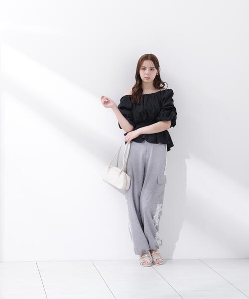 ブラウス シャツ 「ａ」２ＷＡＹオフショルフィッシュテールブラウス / 1216219600 レディースの画像