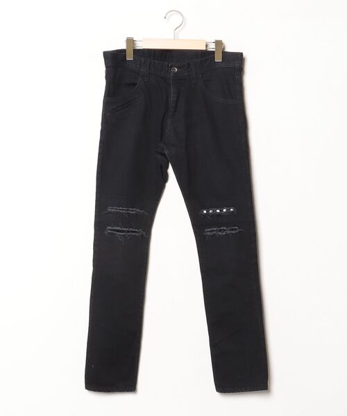 SHAREEF（シャリーフ） スキニーデニムパンツ 2 ブラック メンズ 