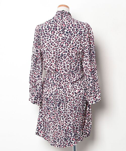 ZADIG＆VOLTAIRE シフォン　総柄　ロングワンピース　ビジュー付　XS ZADIG&VOLTAIRE（ザディグエヴォルテール） 長袖ワンピース MEDIUM