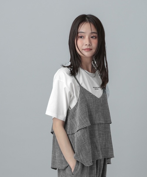 サロペット オーバーオール MATINEE LINE/カラミリネンライクサロペット/670042 レディースの画像