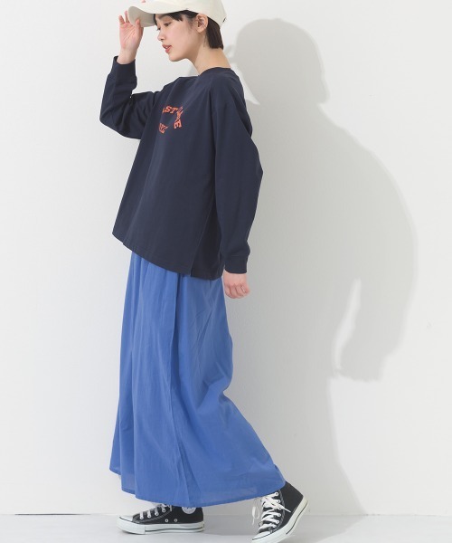 「OMNES」 イージーパンツ FREE ブルー レディース_画像7