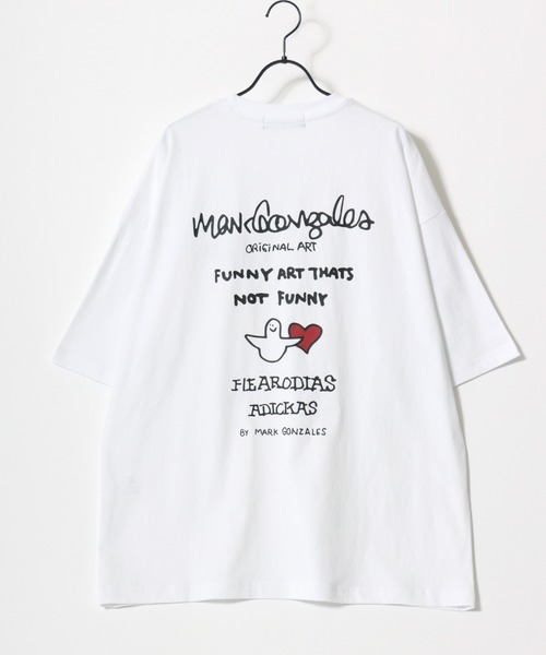 「Mark Gonzales」 半袖Tシャツ X-LARGE ホワイト メンズ_画像2
